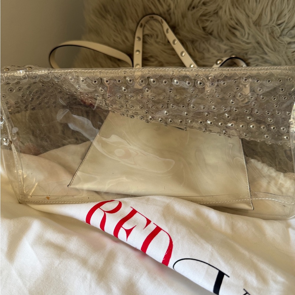 Valentino Studded Transparent Tote Bag - Picture 4 of 10